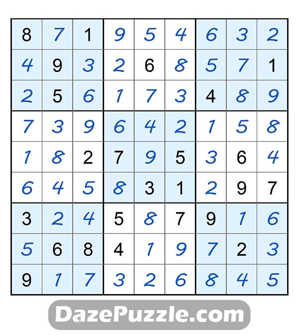 puzzle page sudoku 16 march 2025 answer
