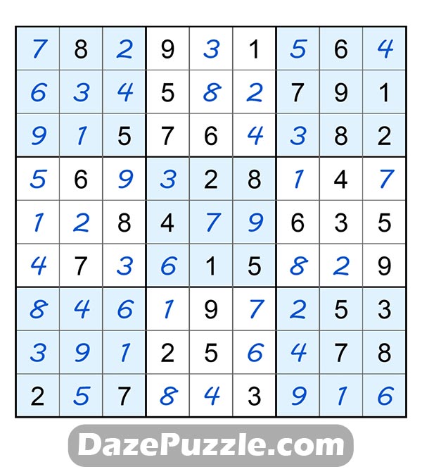 puzzle page sudoku 18 march 2025 answer