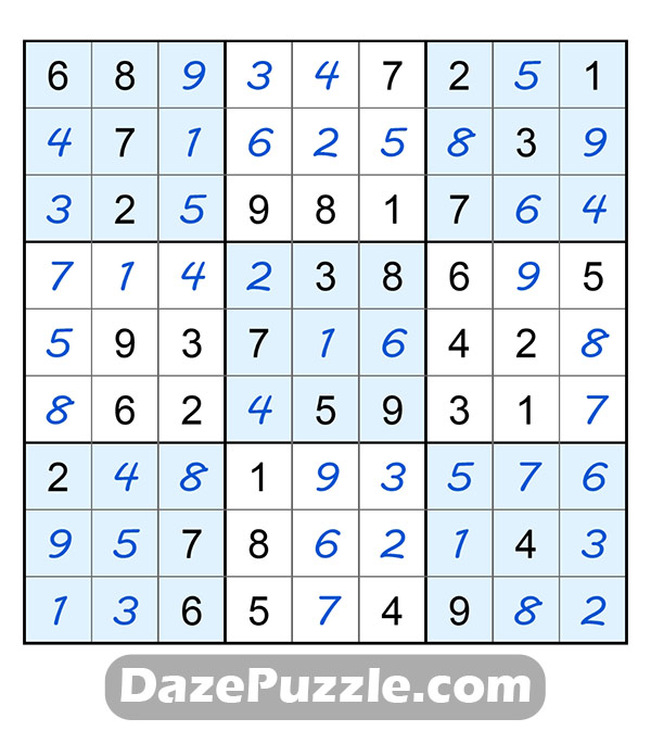 puzzle page sudoku 20 march 2025 answer