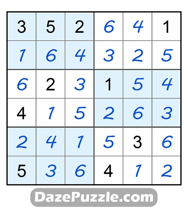 puzzle page sudoku 3 march 2025 answer