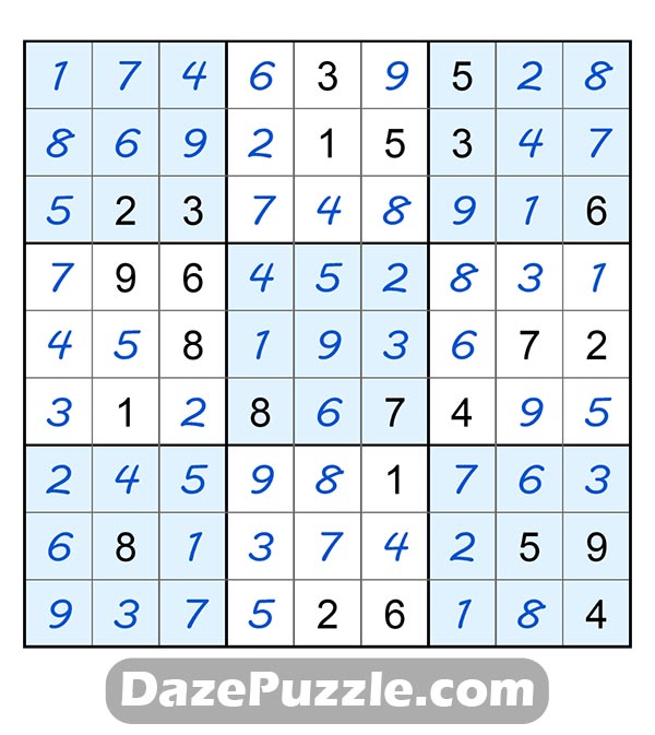 puzzle page sudoku 9 march 2025 answer