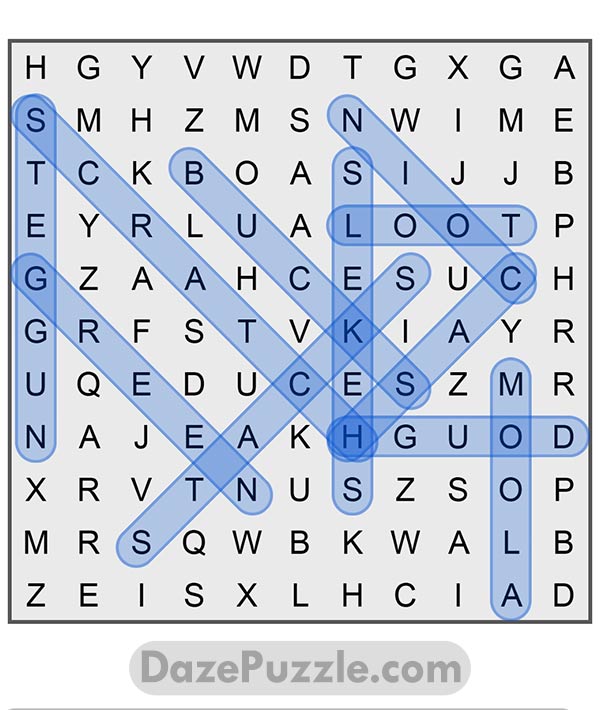 puzzle page word search 28 march 2025 answer