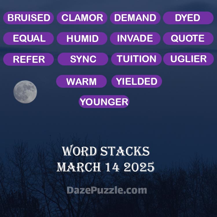 word stacks march 14 2025