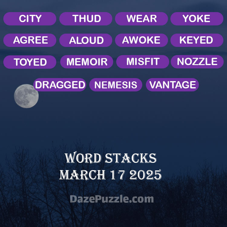 word stacks march 17 2025