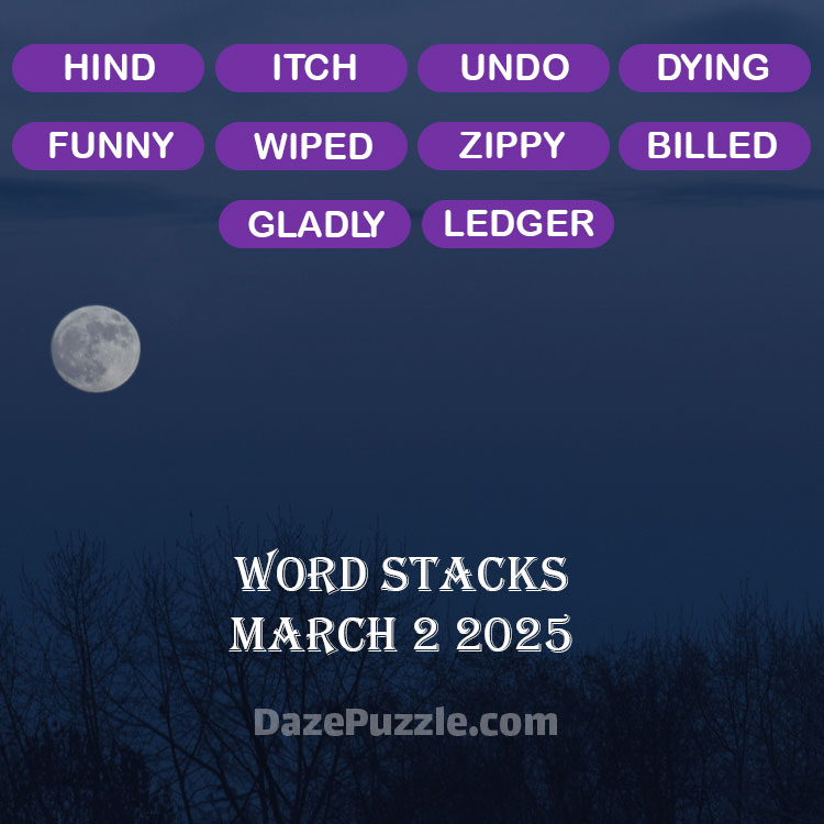 word stacks march 2 2025