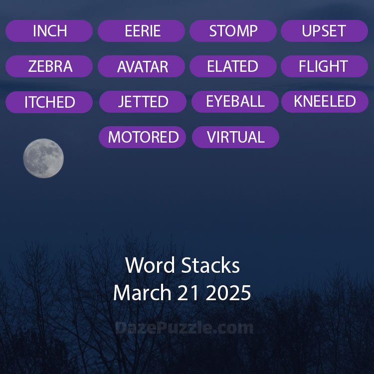 word stacks march 21 2025