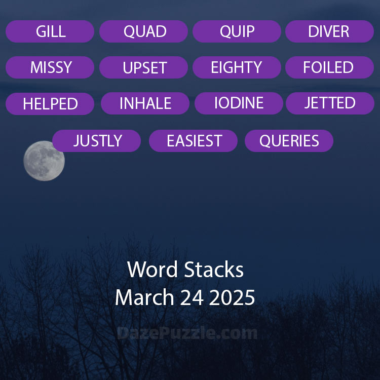 word stacks march 24 2025