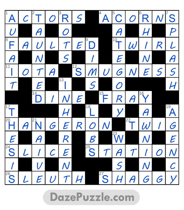 puzzle page challenger 20 april 2025 answer