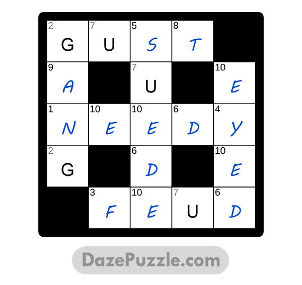 puzzle page codeword 16 april 2025 answer