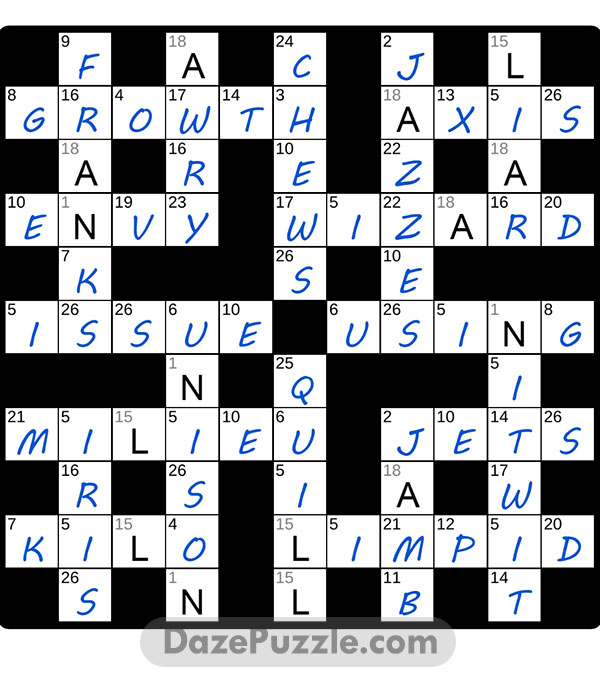 puzzle page codeword 27 april 2025 answer