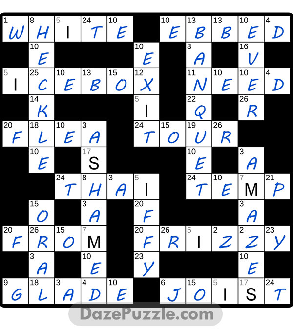 puzzle page codeword 6 april 2025 answer