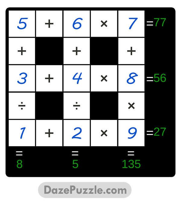 puzzle page cross sum 21 april 2025 answer