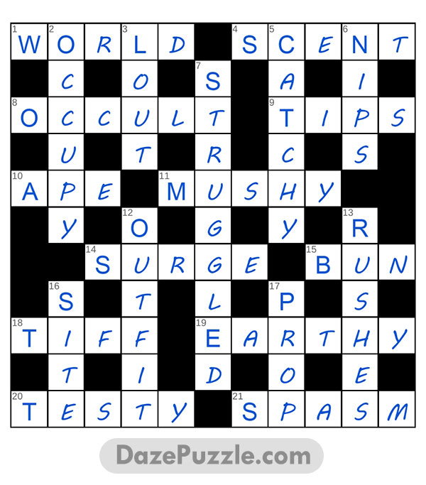 puzzle page crossword 15 april 2025 answer