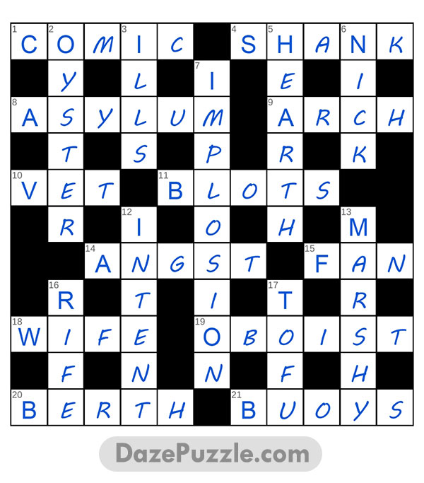 puzzle page crossword 25 april 2025 answer
