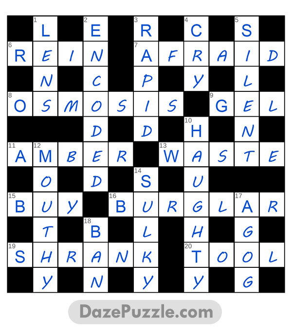puzzle page crossword 30 april 2025 answer