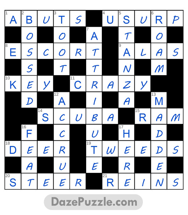 puzzle page crossword 9 april 2025 answer