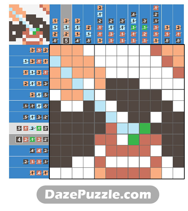 puzzle page picture cross 12 april 2025 answer
