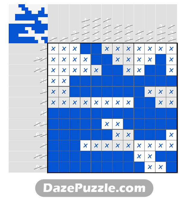 puzzle page picture cross 13 april 2025 answer