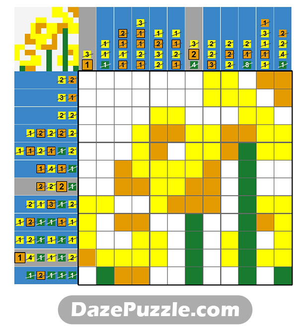 puzzle page picture cross 19 april 2025 answer