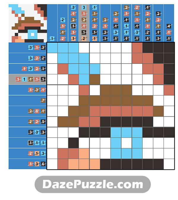 puzzle page picture cross 3 april 2025 answer
