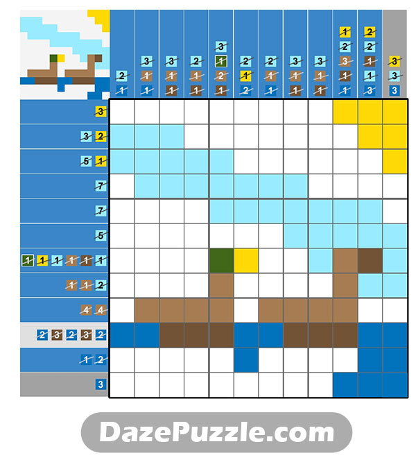 puzzle page picture cross 8 april 2025 answer