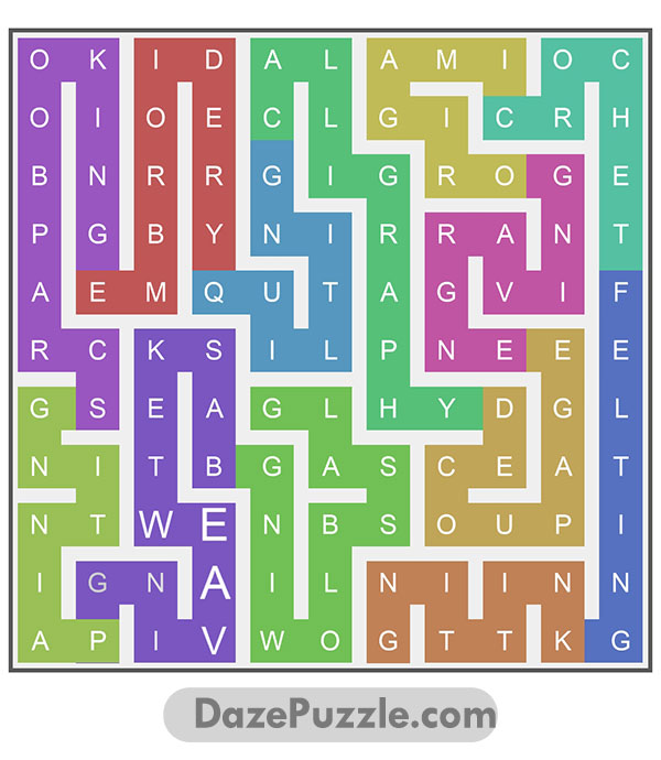 puzzle page word snake 5 april 2025 answer