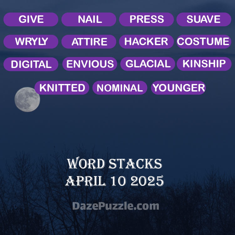 word stacks april 10 2025