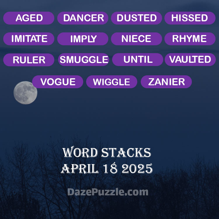 word stacks april 18 2025
