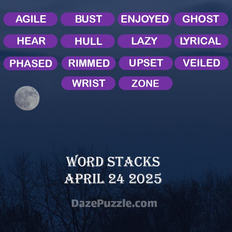 word stacks april 24 2025
