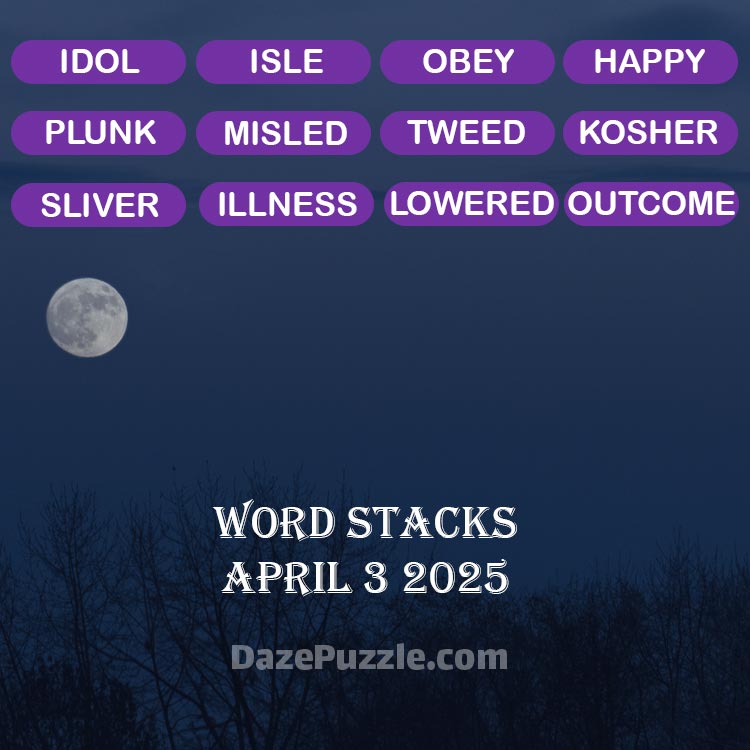 word stacks april 3 2025
