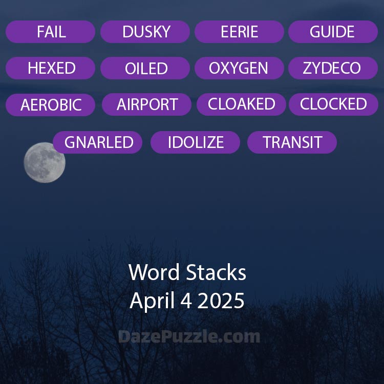 word stacks april 4 2025