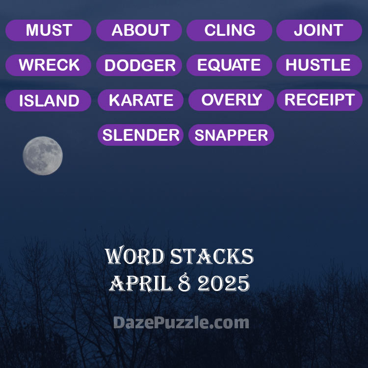 word stacks april 8 2025