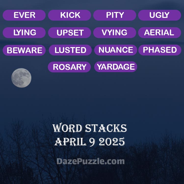 word stacks april 9 2025