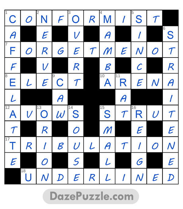 puzzle page crossword 13 may 2025 answer