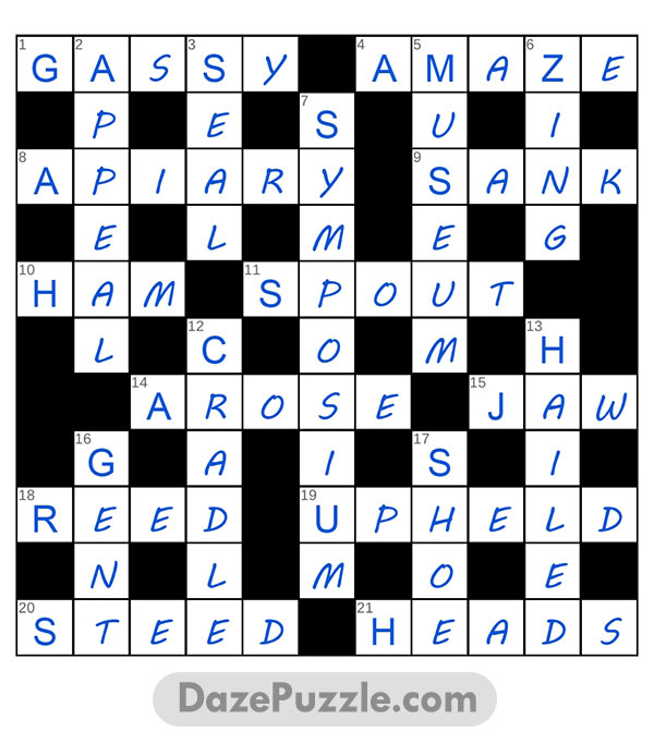 puzzle page crossword 16 may 2025 answer