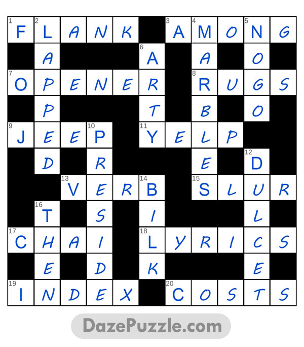 puzzle page crossword 3 may 2025 answer
