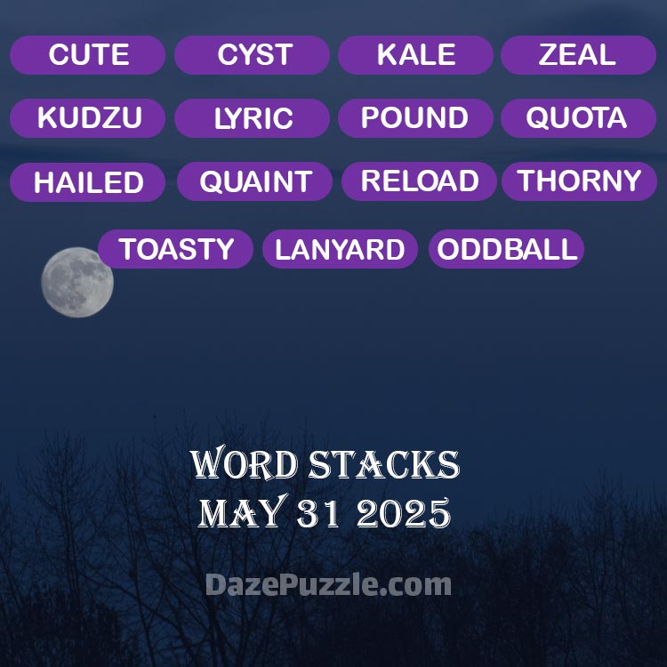 word stacks may 31 2025