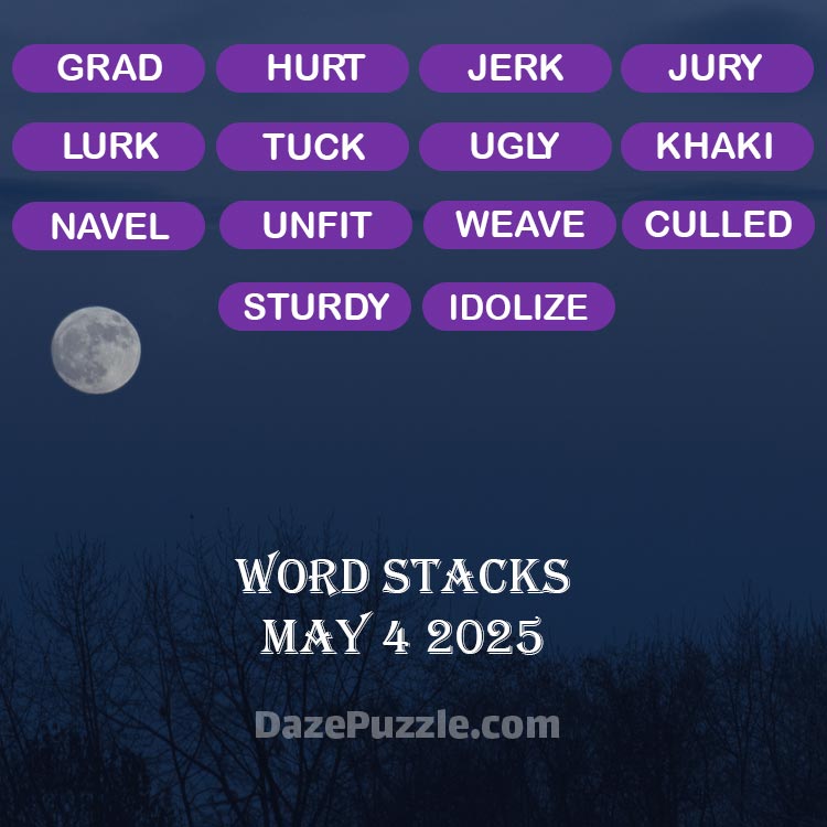 word stacks may 4 2025