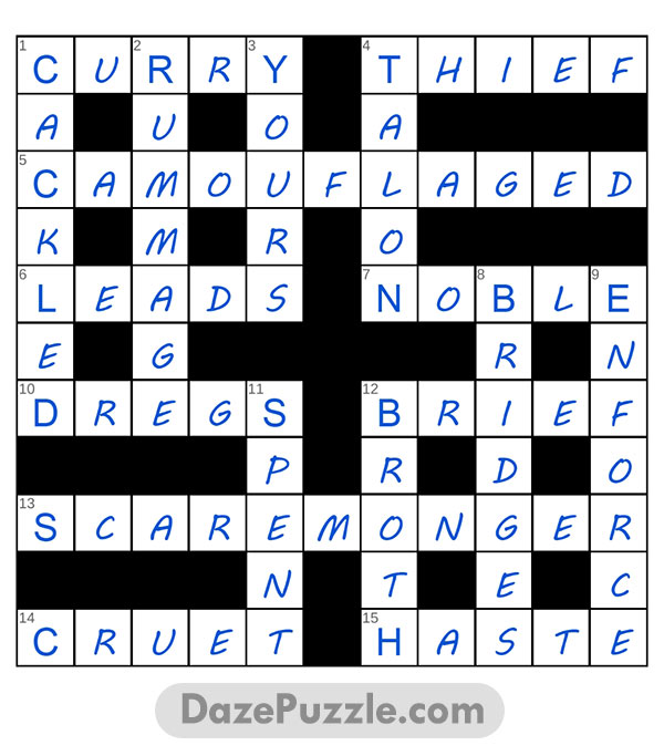 puzzle page crossword 13 june 2025 answer