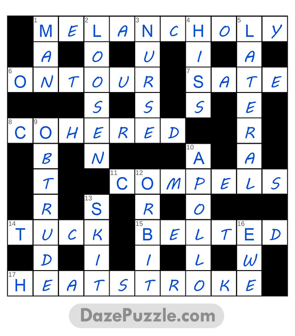 puzzle page crossword 16 june 2025 answer