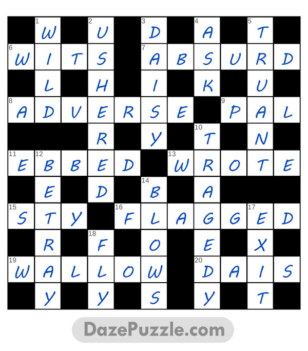 puzzle page crossword 18 june 2025 answer