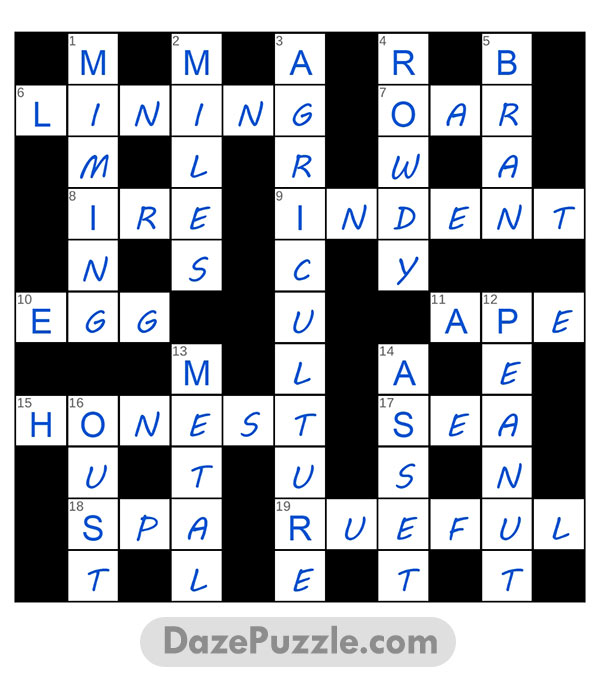 puzzle page crossword 4 june 2025 answer