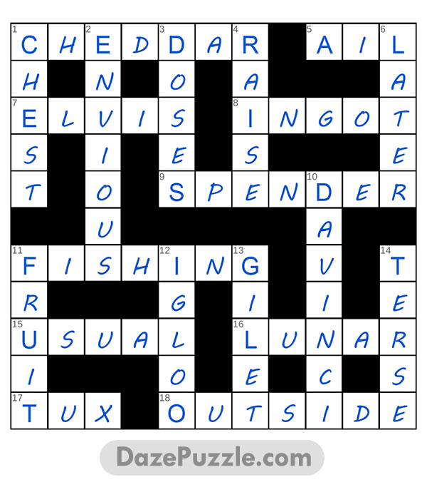 puzzle page crossword 5 june 2025 answer
