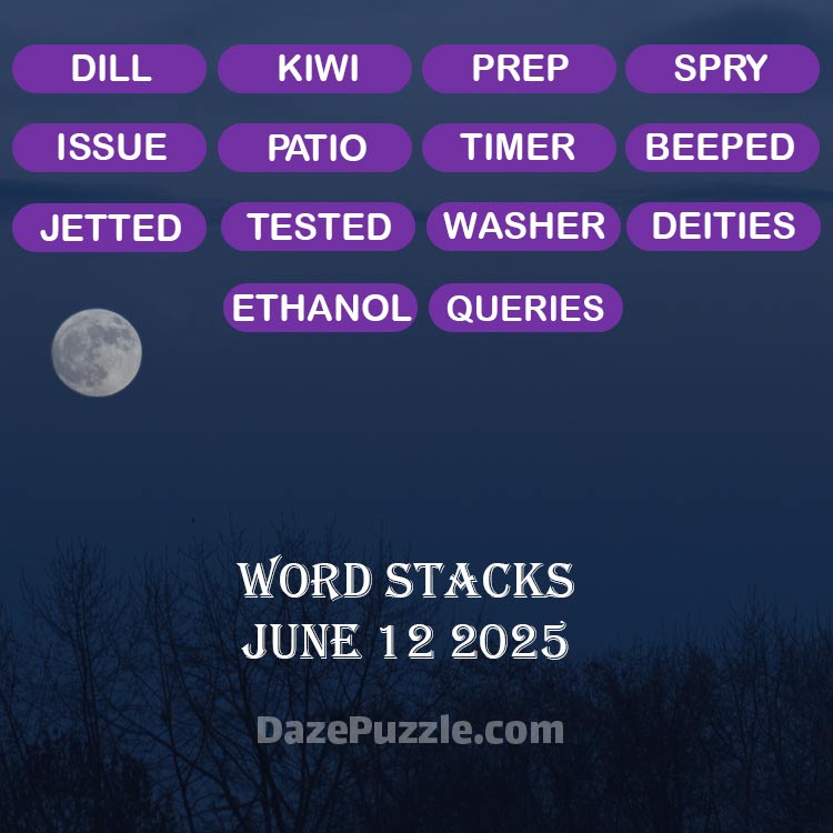 word stacks june 12 2025