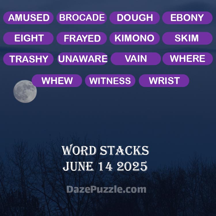 word stacks june 14 2025