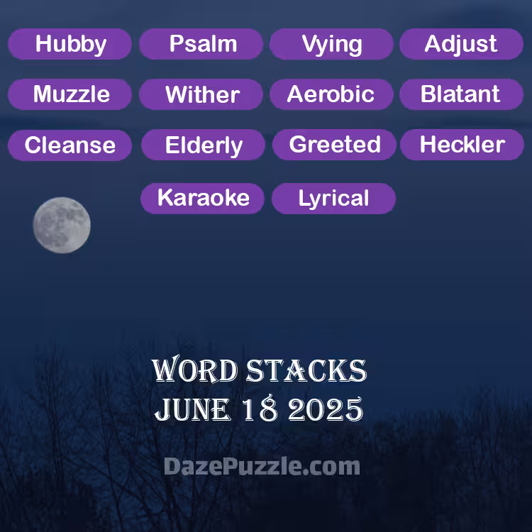 word stacks june 18 2025