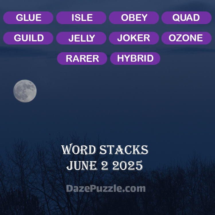 word stacks june 2 2025