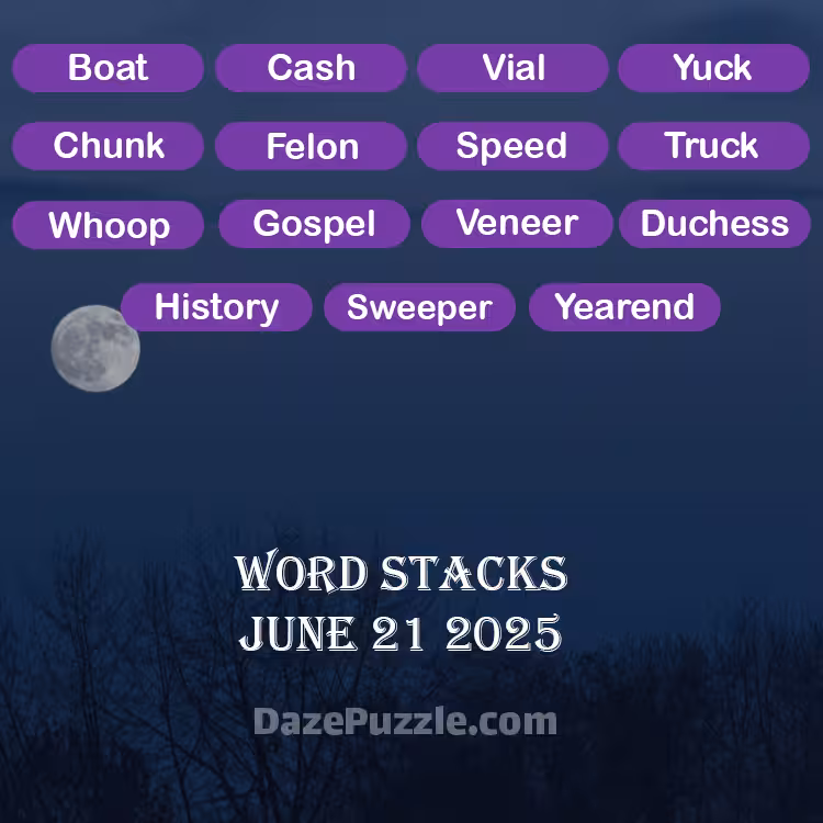 word stacks june 21 2025