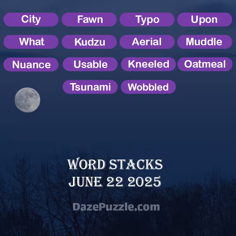word stacks june 22 2025