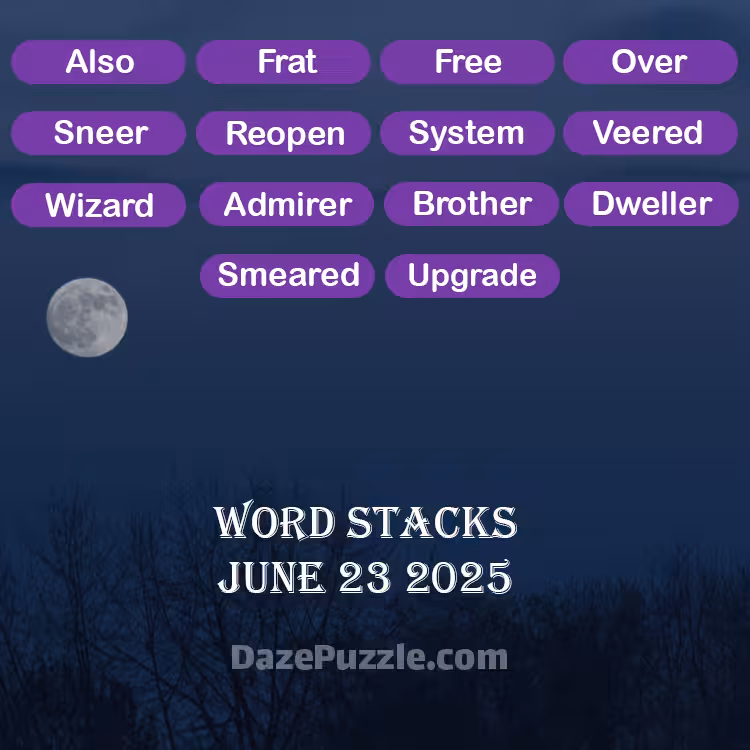 word stacks june 23 2025